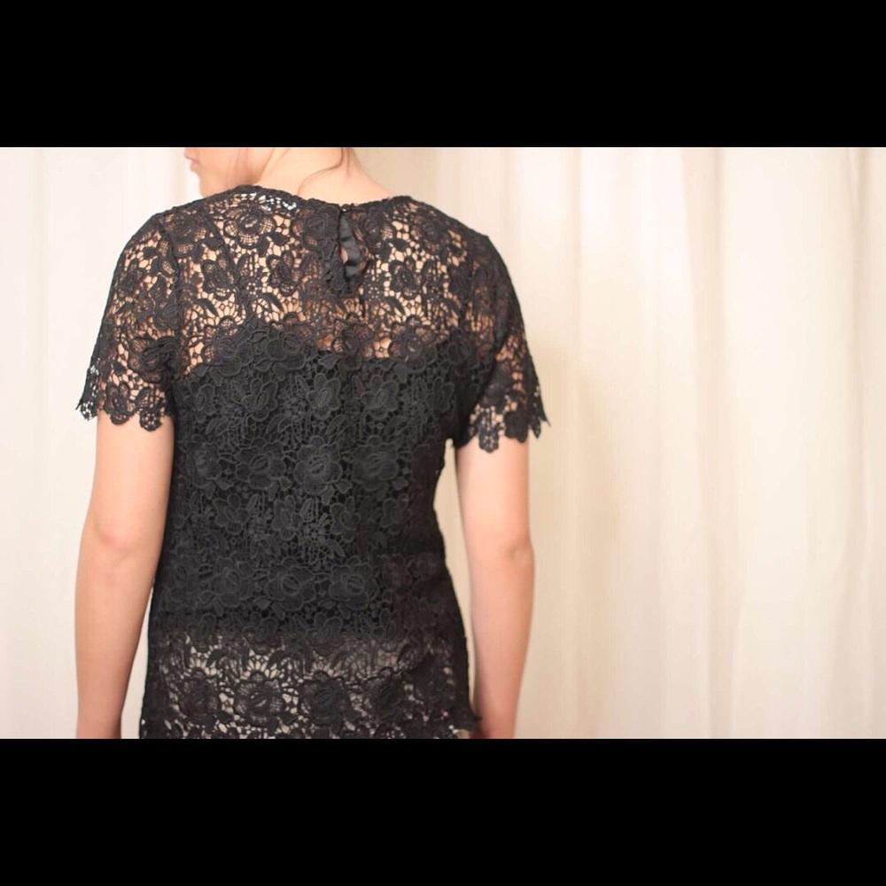 Black Lace Top